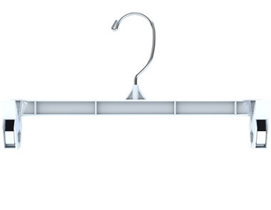 Hangsafe 311shw - 11 ½ Inch White Plastic Pant Hanger