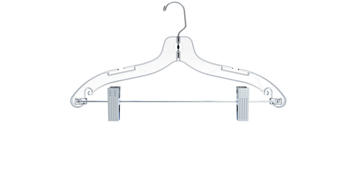 Clear Plastic Suit Hanger